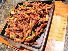 铁板沙茶羊肉配荷叶饼-零度空间·台湾小馆(五道口购物中心店)