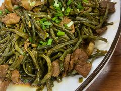 野豆角烧肉-文娟土菜馆(天柱山店)