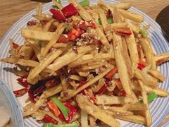 干煸藕丝-静一餐厅·湖北菜(前门创始店)