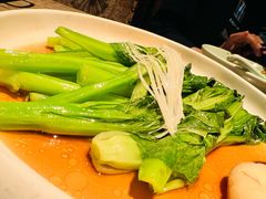 油淋脆菜心-绿茶餐厅(崇文门新世界店)