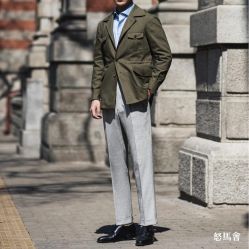 点击看大图 -怒马会 全麻衬西装高级定制