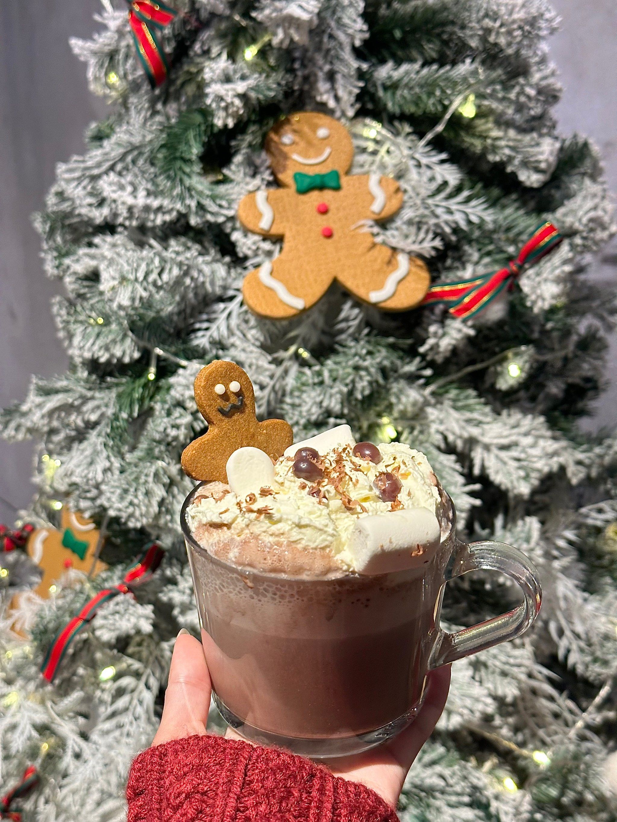 上海第一杯姜饼人热可可被我喝到啦🪄