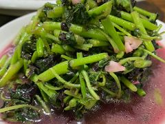 清炒红薯叶尖-小乡小镇·传承桐庐土菜·老板亲自烧的菜