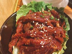 秘制香辣牛肉-胖记烤肉(江汉路店)