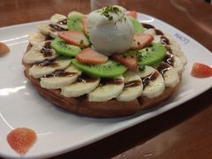 香蕉巧克力松饼-MADO冰淇淋咖啡馆(淘金店)