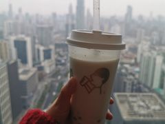 热芋泥波波鲜奶-喜茶(上海泰禾大厦店)