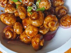 爆汁口蘑-遇见小院—虹鳟鱼•农家菜(怀柔店)