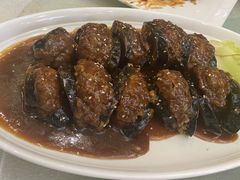 菇虾茄盒-普天和酒楼·新津菜·烤鸭(天津之眼店)