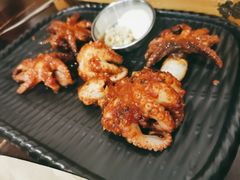 烤辣味八爪鱼-青春韩国料理(汽博店)