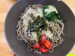 和风芝麻荞麦拌面-芝士牛炭火烤肉