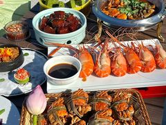 -七的湖·晚芳亭·阳澄湖农家菜·大闸蟹(莲花岛店)
