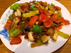 酸藕带炒鸭胗-浔庐餐厅•江西老字号•九江菜(烟水亭店)