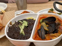 海鲜炒玛面-喜来苑