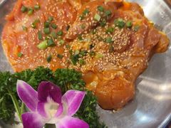 -明洞阿姨·韩式酱蟹烤肉·创意料理(三元桥店)