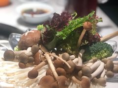 菌菇拼盘-煲宫猪肚鸡(晶品店)