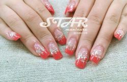 点击看大图 二月特价,法式贴片158-STAR美甲店