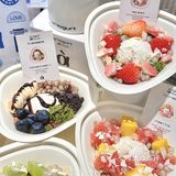 在印象城 吃到啦像油画一样漂亮嘟酸奶