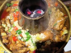 鲜椒牛蛙锅-锦上中式酒馆(南内环店)