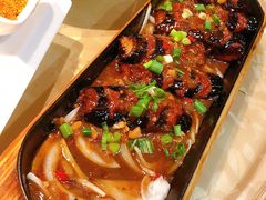 铁板茄夹-瓦国小镇·果木烤鸭·融合菜(西口店)