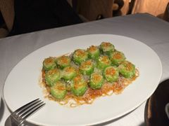 金蒜瑶柱蒸广东丝瓜-莉莉海堂HAITANG·烤鸭(国贸商城店)