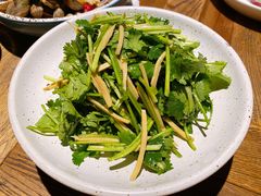 香菜干丝-老头儿油爆虾(胜利河美食街店)
