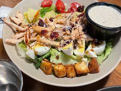 烤鸡肉考博沙拉-机器人火炉披萨