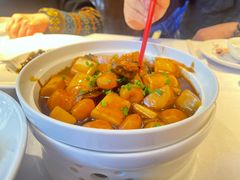 鲍鱼炒年糕-南山饭店(阳明古镇店)