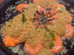 铁板生煎虾-再回头私房菜·老南京菜