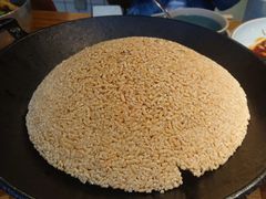 一个锅巴和时蔬-薇酌饮·陕西菜(南门外店)