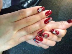 好喜庆哦-指慕坊美甲造型