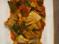 辣白菜炒猪肉-平壤馆(西塔街店)