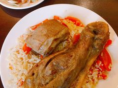 豪华一腿一排抓饭-巴依家新疆手抓饭(菱角湖万达店)