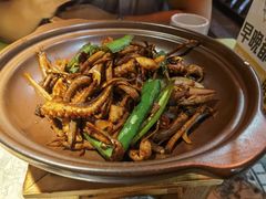 茶树菇炒八爪鱼-桂满陇·桃花院落(长泰广场店)
