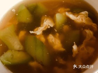 家常随便炒炒之两人食の丝瓜鸡蛋汤