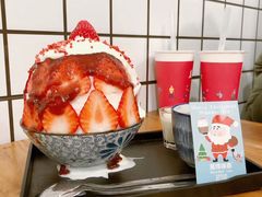 草莓牛乳冰-WONDER ICE 萬得冰田(建設路总店)