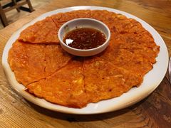 泡菜饼-喇喇排骨火锅·传统韩式脊骨汤(望京西园总店)