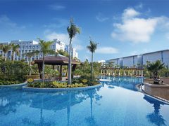 西餐厅外酒店后花园-佰园全日西餐厅-厦门佰翔软件园酒店