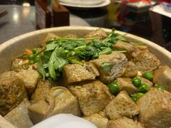 石磨自制黑豆腐-丰食农家乐