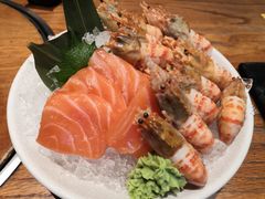 三文鱼刺身-赤坂亭M9和牛烧肉(世博源店)