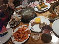 -韩京炭火烤肉自助料理(柯桥万达店)