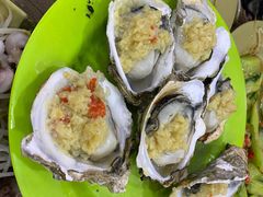 炭烧蒜蓉生蚝-贞姨美食·老字号海鲜大排档