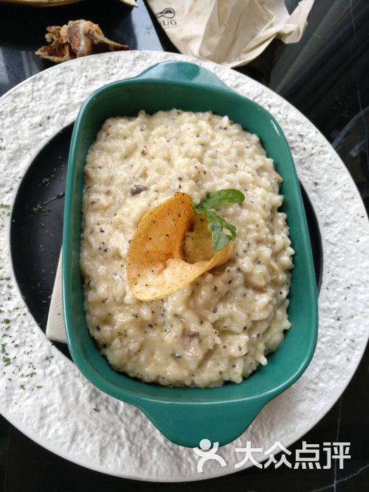 黑松露菌菇烩饭