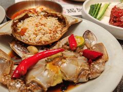-草家酱蟹炭火烤肉店(珲春南路二店)