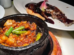 石锅杭椒牛蛙-桂满陇天书(南京德基旗舰店)
