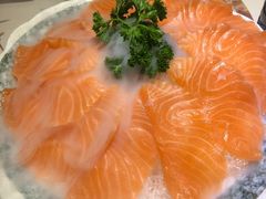 三文鱼薄切-羽寿司(东方宝泰店)