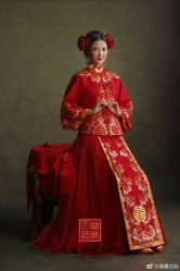 点击看大图 -藤薰定制中式嫁衣礼服旗袍店
