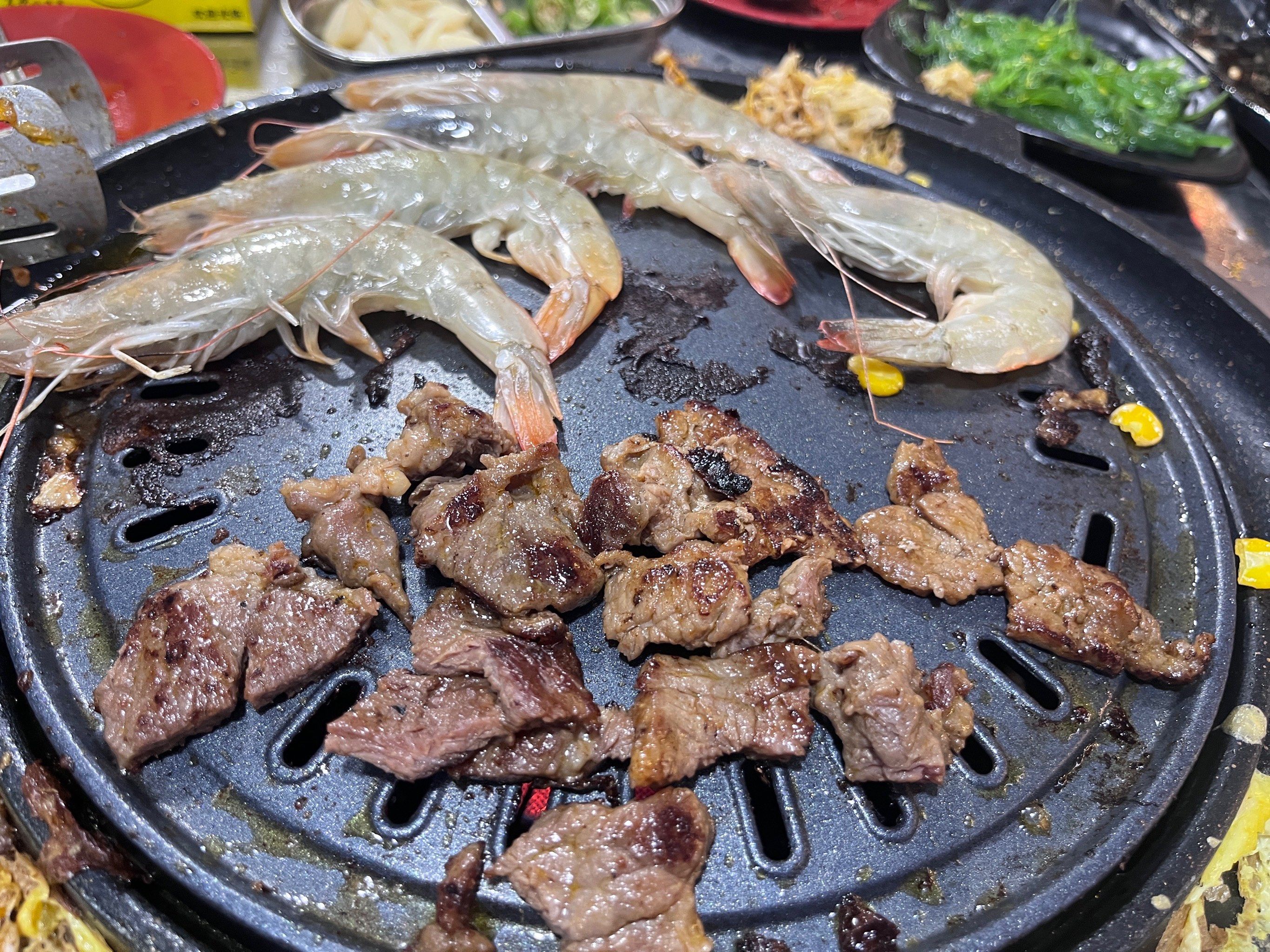 和朋友们的烤肉大餐
