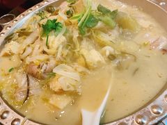 酸菜汆白肉-龙香居海鲜家常菜饭店·特色驴肉·古城浑锅