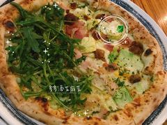 土豆泥香肠披萨拼火鸡披萨-PIZZA BIANCA(民园店)