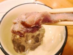 参鸡汤的鸡肉-长寿参鸡汤(朝韩风情街店)